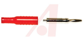 Adapter z wtykiem bananowym Męski Zacisk, połączenie lutowane typ Wtyk bananowy Czerwony 15A Mueller Electric rozmiar