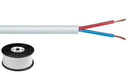 Przewód głośnikowy czarny SPC-515/WS do zastosowań estradowych i techniki 100V 2x1,5mm2 MIEDŹ OFC /rolka = 100m/