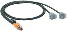 Kabel konfekcjonowany sensor/aktuator obustronny M12 męski prosty 4-pin 2xDIN typ C z kablem 0,6m ASB 2-VCD 1A-1-3-15/0,6 M