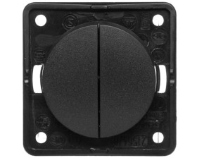 Integro Flow/Pure Łącznik wieloklawiszowy przyciskowy antracyt mat 0936752505