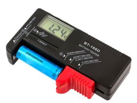 Cyfrowy tester baterii AAA AA 9V CR R20