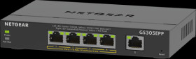 GS305EPP-100PES Switch, 5-Port, Gigabit Ethernet, PoE