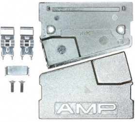 Osłona tylna D-Sub 50 -pinowe Cynk Kątowy TE Connectivity