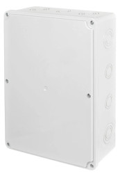 Puszka instalacyjna n/t ABS 280x210x74 biała IP65 PI.280X210X74