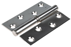 Zawias czołowy Stal nierdzewna długość 102mm Zawias czołowy szerokość 78mm Swobodne wychylanie