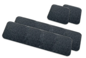 Posadzki antypoślizgowe Ziarnisty Tak Czarny Mata RS PRO Polimer