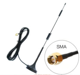ANTENA MAGNETYCZNA GSM 5dBi 850-2170Mhz 3m SMA-m Męski 36cm
