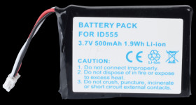 Cordless phone battery, Li-Ion 3,7 V, 500 mAh
