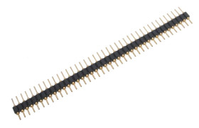 GOLDPIN listwa pinowa 40 pinów r-2,54mm h-11,5mm piny okragłe (ZLGP-PP40-OK)