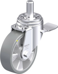 Blickle 852531 LHZ-ALTH 160K-ST-AS Rolka obrotowa z blachy stalowej Średnica koła: 160 mm Maksymalne obciążenie: 750 kg