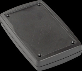Hand-held enclosure, 97 x 60 x 19 mm, IP53, black
