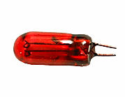 Żarówka zwykła 4,5V 50mA czerwona