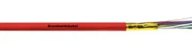 Telephone cable, 4-wire, J-Y(ST)Y, 2 x 2 x 0.8 mm, red, PVC, 1708002/100