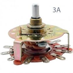 Przełącznik obrtowy 1 sekcja 11 poz. fi 5/21,5