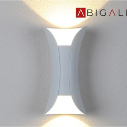 Abigali Kinkiet White IP65 2x5W barwa biała ciepła, ABIGALI-KMW2X5WW