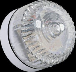 SOCSW15C Solex 15, white, clear lens, shallow base