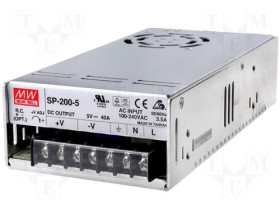 SP-200-5 modułowy zasilacz impulsowy 5V 40A 200W