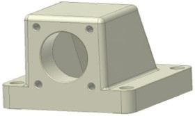 Złącze okrągłe, Gniazdo ścienne