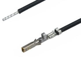 Przewód wstępnie zagniatany, seria: 36769, 24AWG, dł.: 300mm