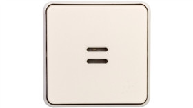 Plexo55 Łącznik Schodowy Z Podświetlaniem Biały/Ecru 069613