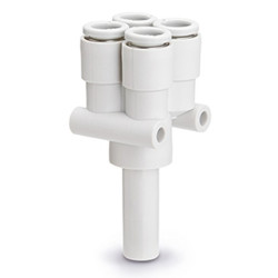 Złączka pneumatyczna Wciskane 4 mm Wciskane 4 mm SMC Złączka rozgałęźna