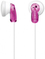 Słuchawki douszne douszne Sony MDR-E9LPP.AE, 104 dB, 18 - 22.000 Hz, Wtyk mini jack stereo, kształt litery L, różowy