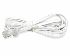 SZNUR TELEFONICZNY POŁĄCZENIOWY 2m BIAŁY