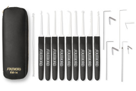 14-Piece Lock Pick Set - PXS-14 for Beginners &amp; Pros