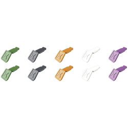 KNIPEX 00 61 10 C V02 ColorCode Clips Color Mix 2 (10 pieces)