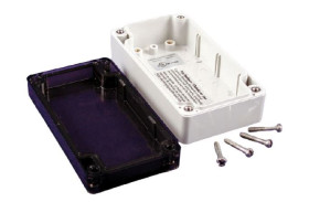 Obudowa Poliwęglan szerokość zew. 66 mm długość zew. 119,4 mm wys. zew. 40,6 mm Hammond IP68