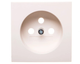 B.Kwadrat Płytka czołowa gniazda z/u z przesłonami śnieżnobiały 3965768999