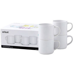 Cricut 2009392 Mug Set 300ml White 4 pcs