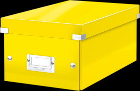 60420016 Archive box C&amp;S WOW DVD, yellow