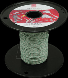 0231 0074-100M Thermocouple wire 2 x 0.20 mm, type K NiCr-Ni, glass fibre, 100