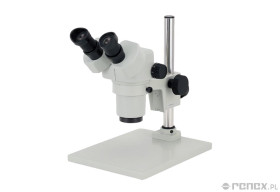 Mikroskop stereo ze statywem i oświetleniem LED - powiększenie 20x-70x