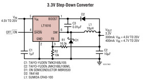 600mA, 1.4MHz Step-Down Switching Regulator in SOT-23