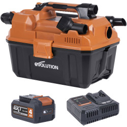 Evolution 099-0001A R11VAC-Li EXT Wet &amp; Dry Vacuum Cleaner 18V 1 x 4.0Ah Li-ion