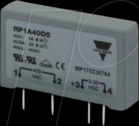 RP1A40D5 Solid-state relay, Vctrl = 3 - 32 V DC, Vload=24 - 480 V