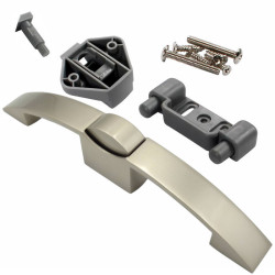 Zamek szafki kampera blokada zamknięcie meblowe łódź Pearl Nickiel