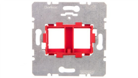 Berker R.1/R.3 Płytka Nośna Z Czerwonym Elem.Mocujacym Podwójna 454101