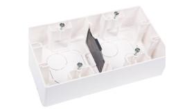 Puszka Osprz N/T 4X 4Mm2 159.5Mm 88.5X 40Mm Ip44 Biały N/T Podwójna Biala 664799