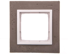 Simon 54 Nature Ramka pojedyncza beton - LA STRYKO DRN1/95