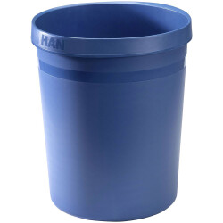 HAN 18198-16 GRIP KARMA Waste Paper Basket 18L Recycled Plastic Eco Blue