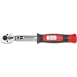 Toolcraft 1525064 Torque Wrench 1/4" 3-15 Nm Anti-Slip Grip High Precision