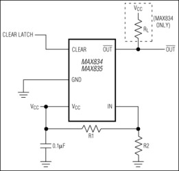 Micropower, Latching Voltage Monitors in SOT23-5