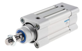 Siłownik pneumatyczny z tłoczyskiem skok: 40mm Festo Ø 50mm dwustronnego działania Action 217.8mm z amortyzacją