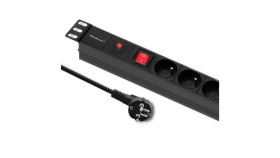 Qoltec Listwa Zasilająca Antyprzeciążeniowa Cb Do Szafy Rack 19 1U 16A Pdu...