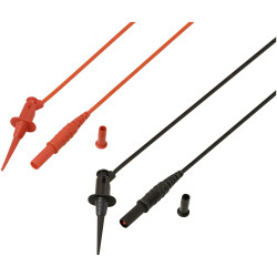 VOLTCRAFT VC-17182165 MSL-525 Test lead 4 mm safety plug 1.2 m Red/Black Pair