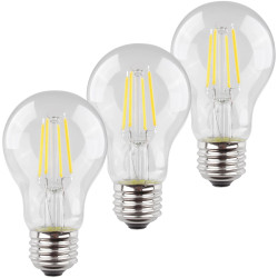 M&#xFC;ller-Licht 400290 LED E-27 Warm White 4W Efficient Retro Style 3 Pack