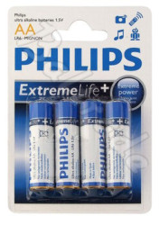 bateria alkaliczna Philips ExtremeLife LR6 AA (blister) - 4 sztuki